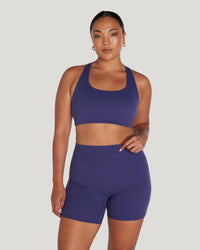 MOTION RACER BACK BRA - HAZE