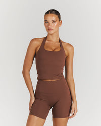 LUXE HALLY TOP - COCOA