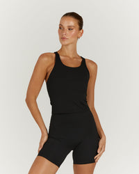 LUXE SERENA TOP - BLACK