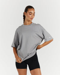 OVERSIZED TEE - COOL GREY