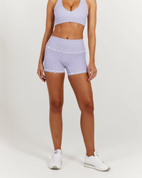 LUXE MINI SHORTS - GEO INDIGO