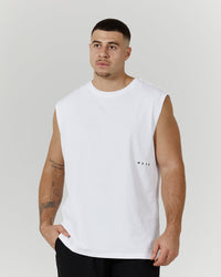 LIGHTWEIGHT OVERSIZED TANK - WHITE